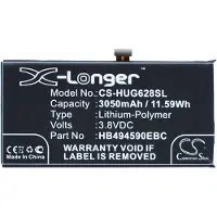 123accu Huawei Honor 7 Ascend G628 akku 3050 mAh