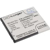 123accu LG Optimus LTE Akku 2000 mAh
