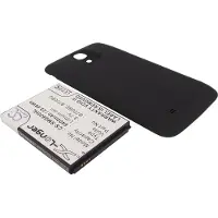 123accu Samsung Galaxy Mega GT-I9200 ja GT-I9205 tehoakku erillisellä takakannella - 6400 mAh