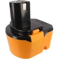 123accu Ryobi B-8286 BPT1025 RY-1204 1400143 1400652 1400670 4400005 Ni-MH 12 V akku 2100 mAh