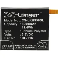 123accu LG G Flex 2 H950 H955 akku 3000 mAh