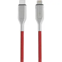 Forever Core Ultranopea MFI USB Type-C / Lightning 2 4A lataus- ja synkronointikaapeli 1 5m punainen