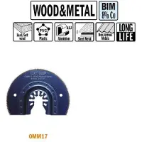 Cmt Upotussahanterä OMM17-X1 BiM; 87mm; 1 kpl.