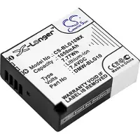 123accu Panasonic DMW-BLG10 DMW-BLG10E akku 980 mAh