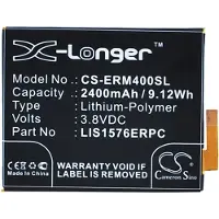 123accu Sony Ericsson M4 / M4 Aqua akku 2400 mAh