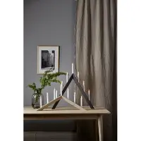 Star Trading Arrow kynttilänjalka, 36 cm Beige