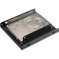 Akasa – Mounting angle for 2x2.5" hard drive in 3.5" slot, black (AK-HDA-03)