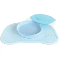 Twistshake Click Mat + Plate 6+M Pastel Blue - Blue - ONE SIZE