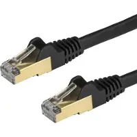 StarTech.com STP Cat6a suojattu laitekaapeli, 3m, musta