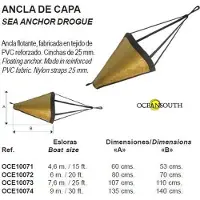 OceanSouth Sea Anchor Drogue Kultainen S