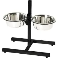 Nobby Diner Bar Base Stand Adjustable Height Black 2 x 1,5L