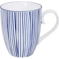Tokyo Design Studio Nippon Blue Muki 38 Cl Lines - Kahvikupit Posliini Sininen - 15627