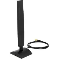 DeLOCK – WLAN antenna RP-SMA ma, 4-6 dBi, 2.4/5GHz, omnidirectional, black (88901)