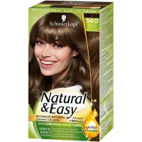 Schwarzkopf Natural & Easy Hair Color 560 Kashmir Ljusbrun