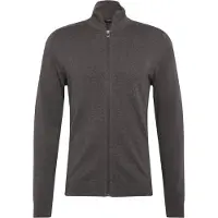 Selected Slmberg Full Zip Cardigan Noos - Grey - XL