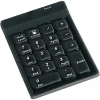 Keysonic ACK-118BK, USB, 18, Universaali, musta (22084)