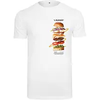 Mister tee Paita 'A Burger' monivärinen / valkoinen