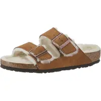 Birkenstock Arizona Shearling Leve Mink Laf - Beige - 39