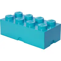 LEGO Storage Brick 8 säilytyslaatikko, azur