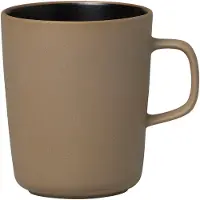 Marimekko Oiva muki 2,5 dl, terra-musta