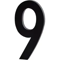 Design Letters numerot alumiini 50 mm 3