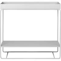 Ferm Living Plant Box kasviteline, kaksitasoinen, vaaleanharmaa