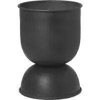Ferm Living Hourglass ruukku, XS, musta
