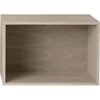 Muuto Stacked 2.0 hyllymoduuli taustalevyllä, iso, tammi