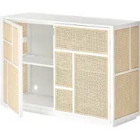 Design House Stockholm Air senkki, valkoinen - rottinki