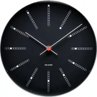 Arne Jacobsen AJ Bankers seinäkello 29 cm, musta