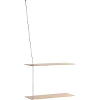Woud Stedge 2.0 hylly 60 cm, valkolakattu tammi