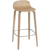 Muuto Visu baarijakkara, 75 cm, tammi