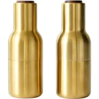 Menu Bottle Grinder maustemyllyt, 2 kpl, harjattu messinki - pähkinä