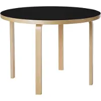 Artek Aalto pöytä 90A, koivu - musta