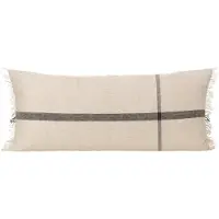 Ferm Living Calm tyyny, 40 x 90 cm, beige - musta