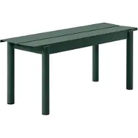 Muuto Linear Steel penkki 110 cm, tummanvihreä