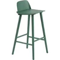 Muuto Nerd baarituoli, 75 cm, vihreä