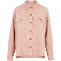 Pieces Pceffi Ls Corduroy Shirt Wvn Noos Bc - Pink - XS