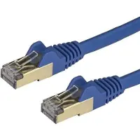 StarTech.com STP Cat6a suojattu laitekaapeli, 0,5m, sininen