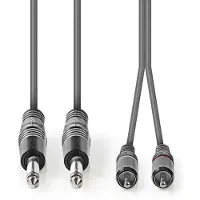 Nedis 2 x 6.35 mm uros - 2 x RCA uros stereoaudiokaapeli