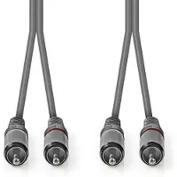 Nedis 2 x RCA uros - 2 x RCA uros stereoaudiokaapeli