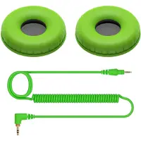Pioneer HC-CP08 Korvatyynyt kuulokkeille HDJ-CUE1-HDJ-CUE1BT Vihreä Green