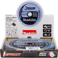 Makita Katkaisuterä puulle B-57320-5; 165x1,45x20 mm; Z56; 23°; 5 kpl.