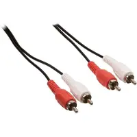 Pro RCA Stereo Cable - Musta - 10m