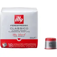 Illy Classico -kahvikapselit iperEspresso-laitteille, 18 kpl.
