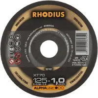 Rhodius Katkaisulaikka XT70 125x1,0x22,23 mm 10 kpl