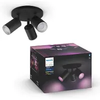Philips Hue Fugato spottivalo 3x4,2 W GU10 (musta)