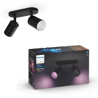 Philips Hue Fugato spottivalo 2x4,2 W GU10 (musta)
