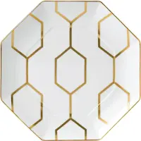 Wedgwood Arris lautanen Ø 23 cm valkoinen
