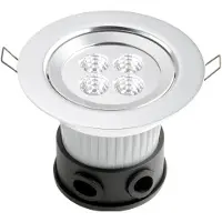 Konstsmide Upotettava, jossa Power-LEDit LED, Alumiini/harmaa/sinkki, Synteettinen materiaali, Moderni,